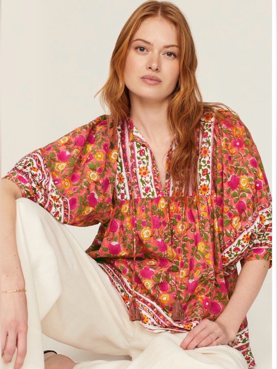 Mille Tops - MILLE Thalia Top Boho Print S
